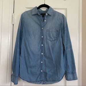 ⭐️LAST CALL⭐️ J.Crew Oversized Chambray Shirt